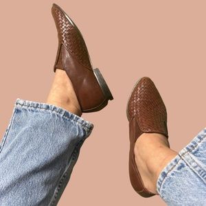 Brown Southwestern Woven Booties